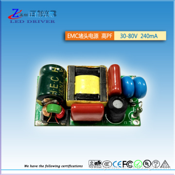 LED fluorescent lamp plug power supply